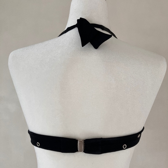 SHAN BLACK BIKINI SET WITH GROMMETS - Picture 6 of 16